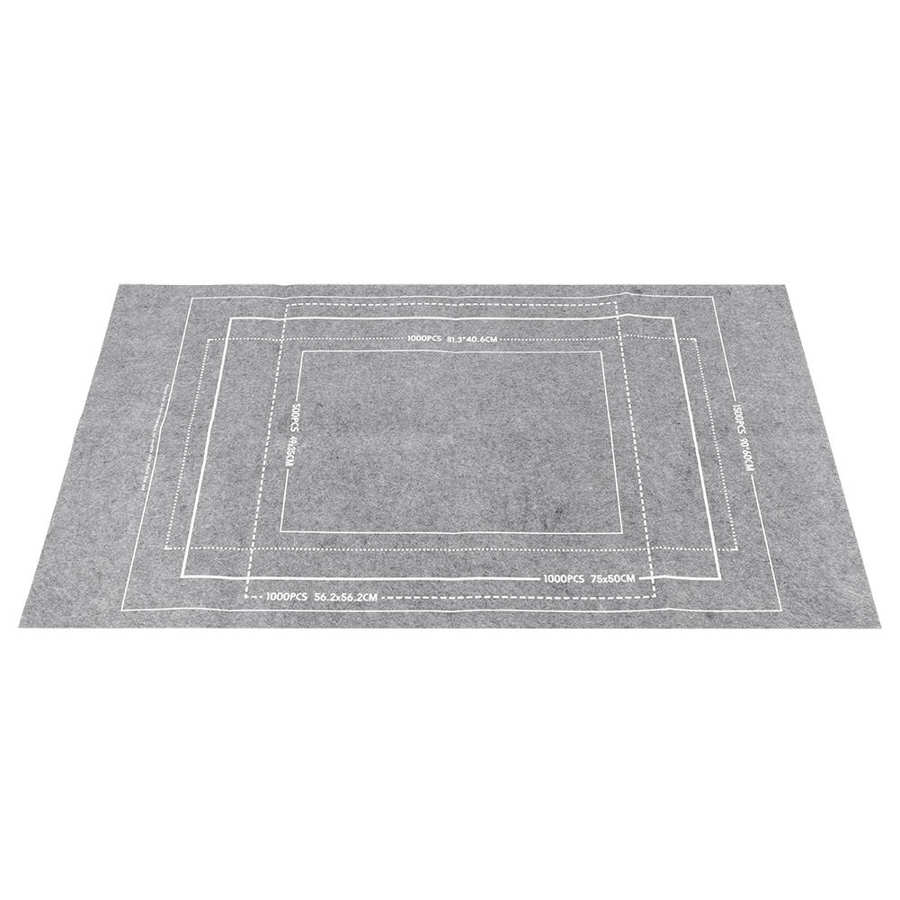 45.7x26in Grijs Puzzels Mat Playmat Oprollen Opslag Vilt Mat Puzzels Deken