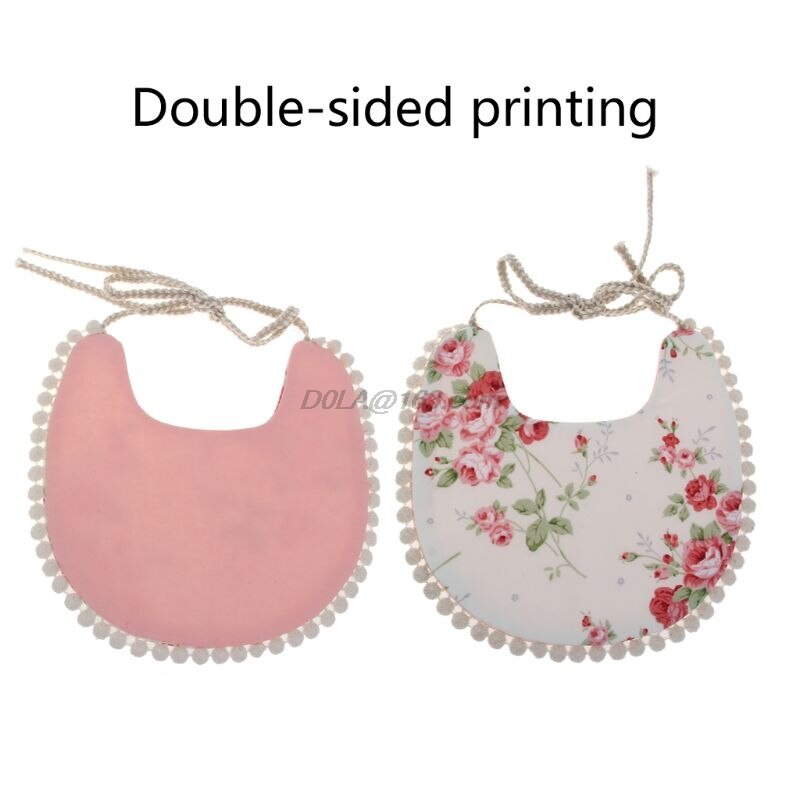 Baby Boy Girl Newborn Bibs Waterproof Tassel Saliva Towel Burp Cloth Floral Double-Sided Print Feeding Boys Girls Bandana: 302