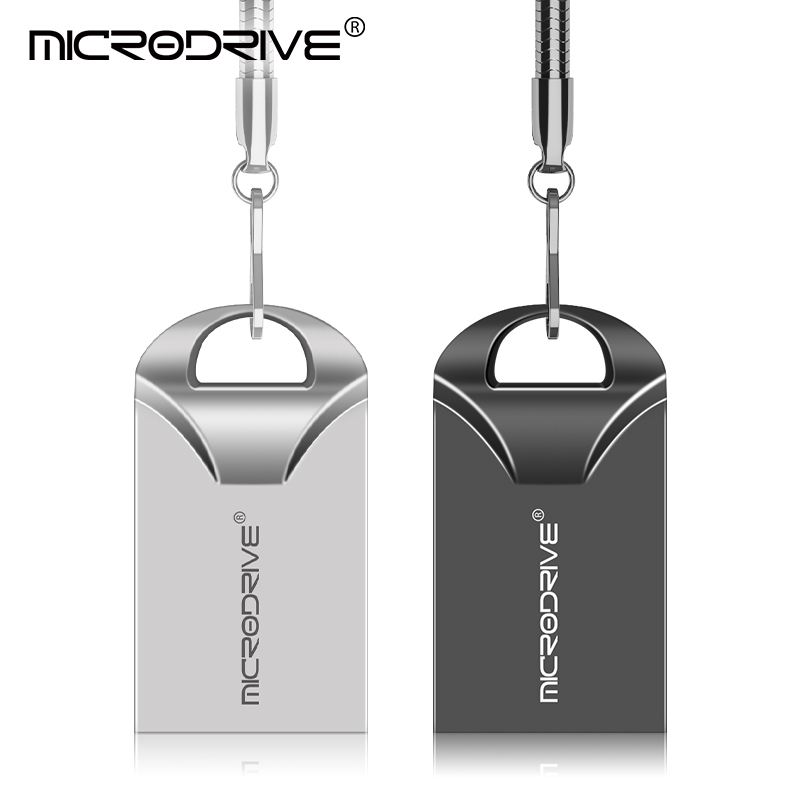 Mini unidad Flash USB Pen Drive USB 2,0 Pendrive 64GB 32GB 16G 8G 4G memoria Flash con llavero 128GB U disco creativos