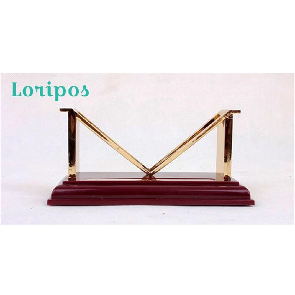 Business Card Holder Box Gorgeous Copper Plating Office Plastic Name Card Holder For Table Setting Desk Storage Case