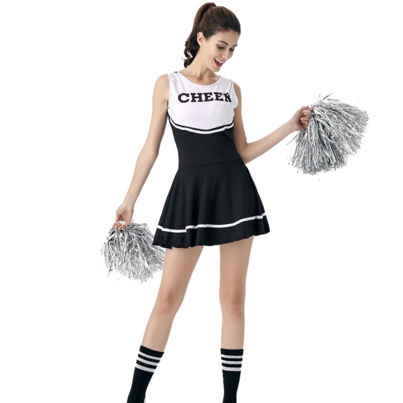 Filles Sexy école pom-pom girl déguisement scène Performance tenue sport uniforme lycée Musical fête Costume