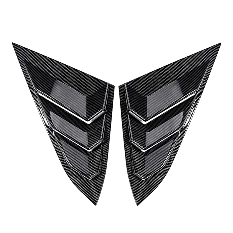 Para Honda Civic 10. a generación Sedan ventana lateral trasera persianas de ventilación de aire Scoop Shades cubierta molduras persianas accesorios de carbono para coche