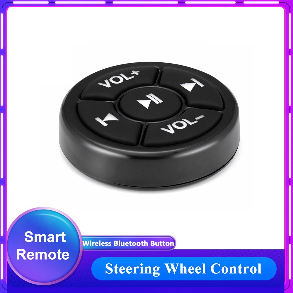 Auto Stuurwiel Controle Draadloze Knop Voor Autoradio Auto Multimedia Speler Steering Smart Afstandsbediening Auto Accessoires