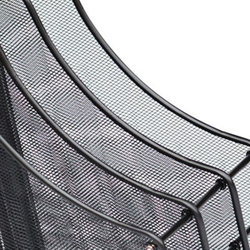 PPYY-azine File Rack, 3-Section Metal Durable and Strong File Desk Storage Rack, Suitable for Office, Home, Net Box