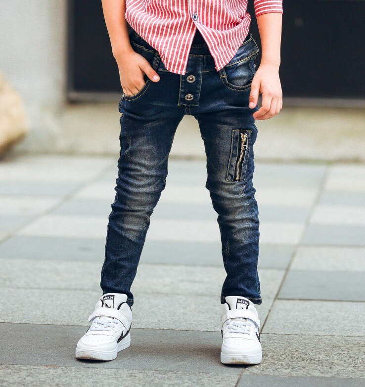 Vendita al dettaglio 2020 autunno inverno pantaloni in cotone ragazzi jeans bambini pantaloni alla moda alla moda pantaloni a matita roupas infantis menina leggings: 7