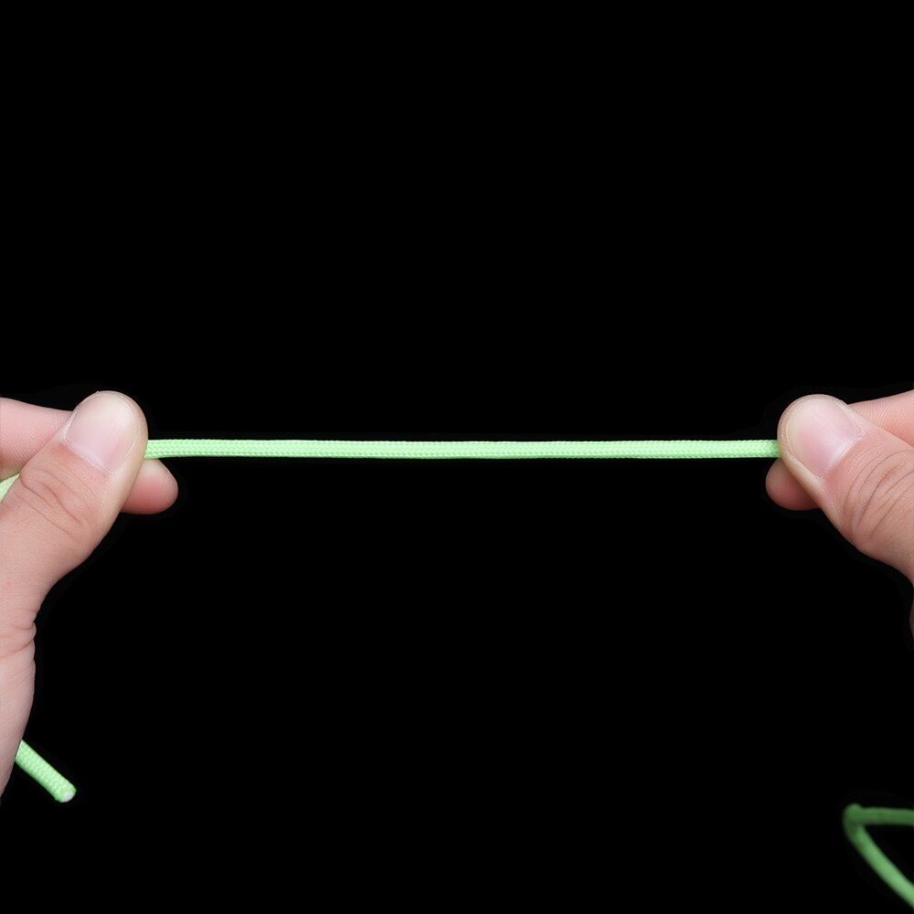 3 Size Dia.4mm 7 Strands Cores Paracord Luminous Rope For Survival Parachute Cord Lanyard Camping Rope Hiking Clothesline