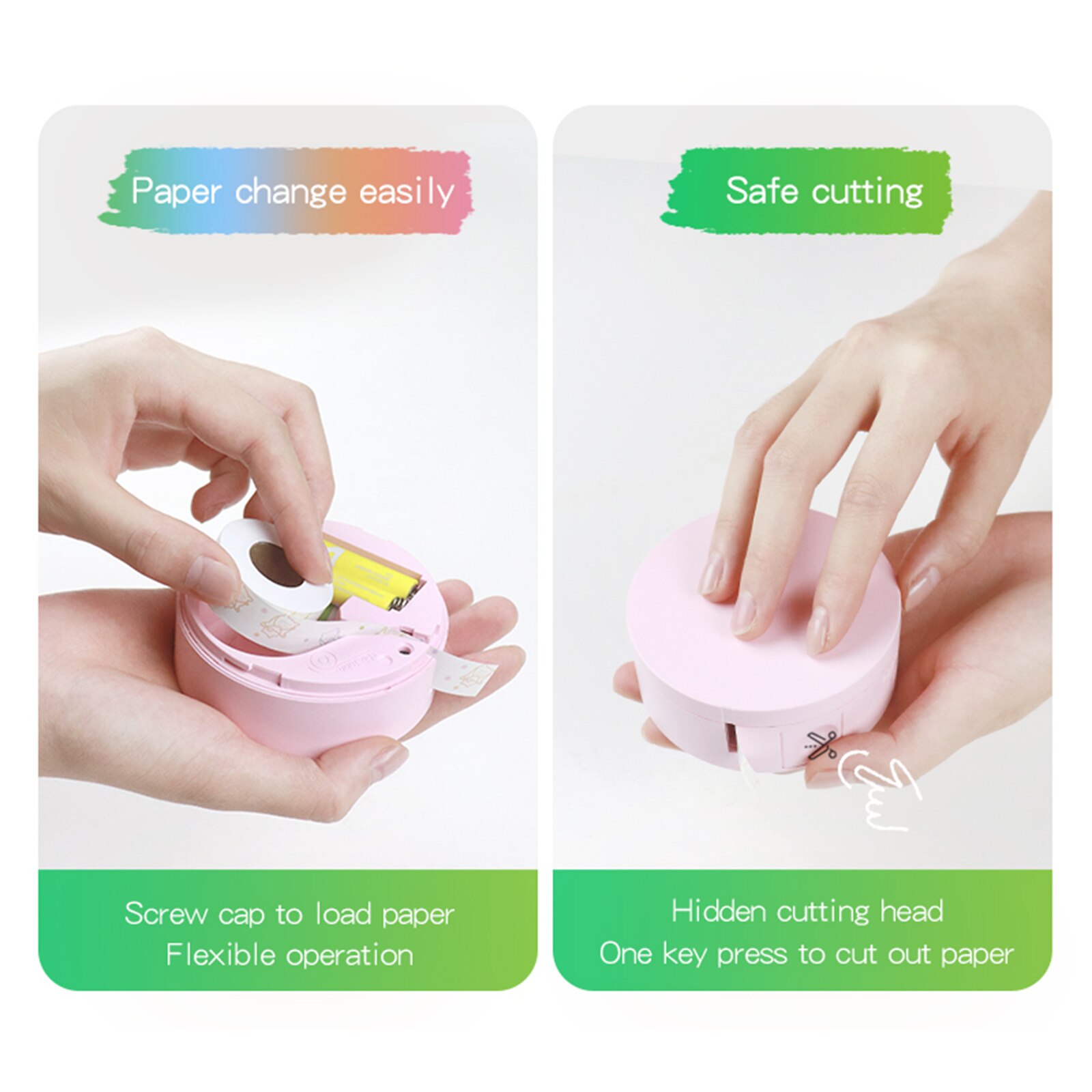 PeriPage L1 Printer Mini Pocket Label Maker Sticker Inkless Portable Thermal Label Printer Bluetooth-compatible