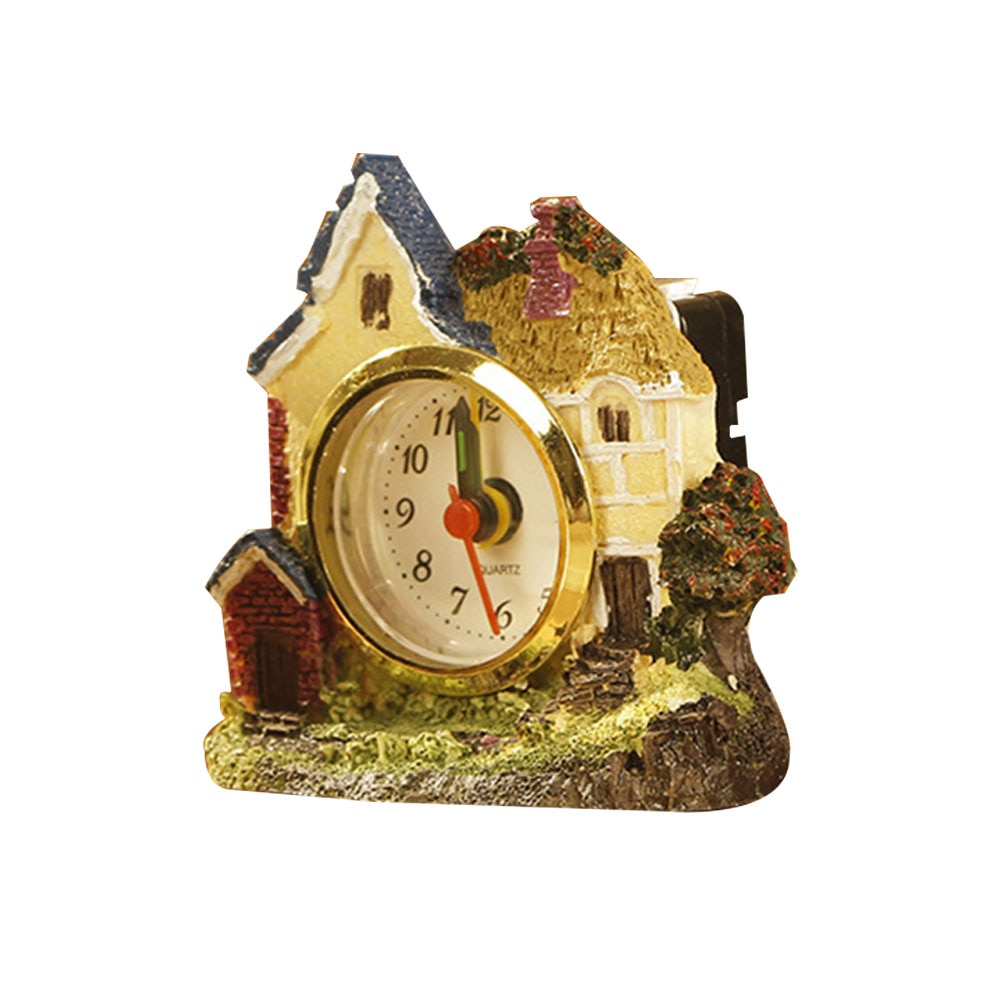 Clocks and Watches Quartz Movement Mini Horologium Alarm Clock Resin ...