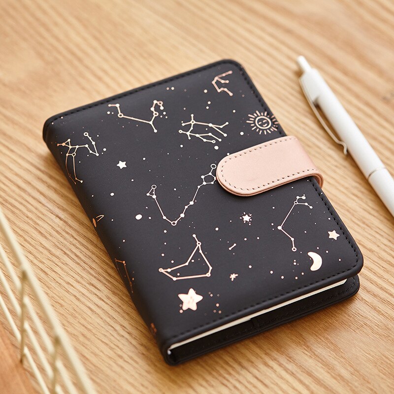 Yearly Agenda Planner Monthly Weekly Plan Portable A6 Kawaii Pocket Notebook Cute Diary Flower Journal Office Stationery