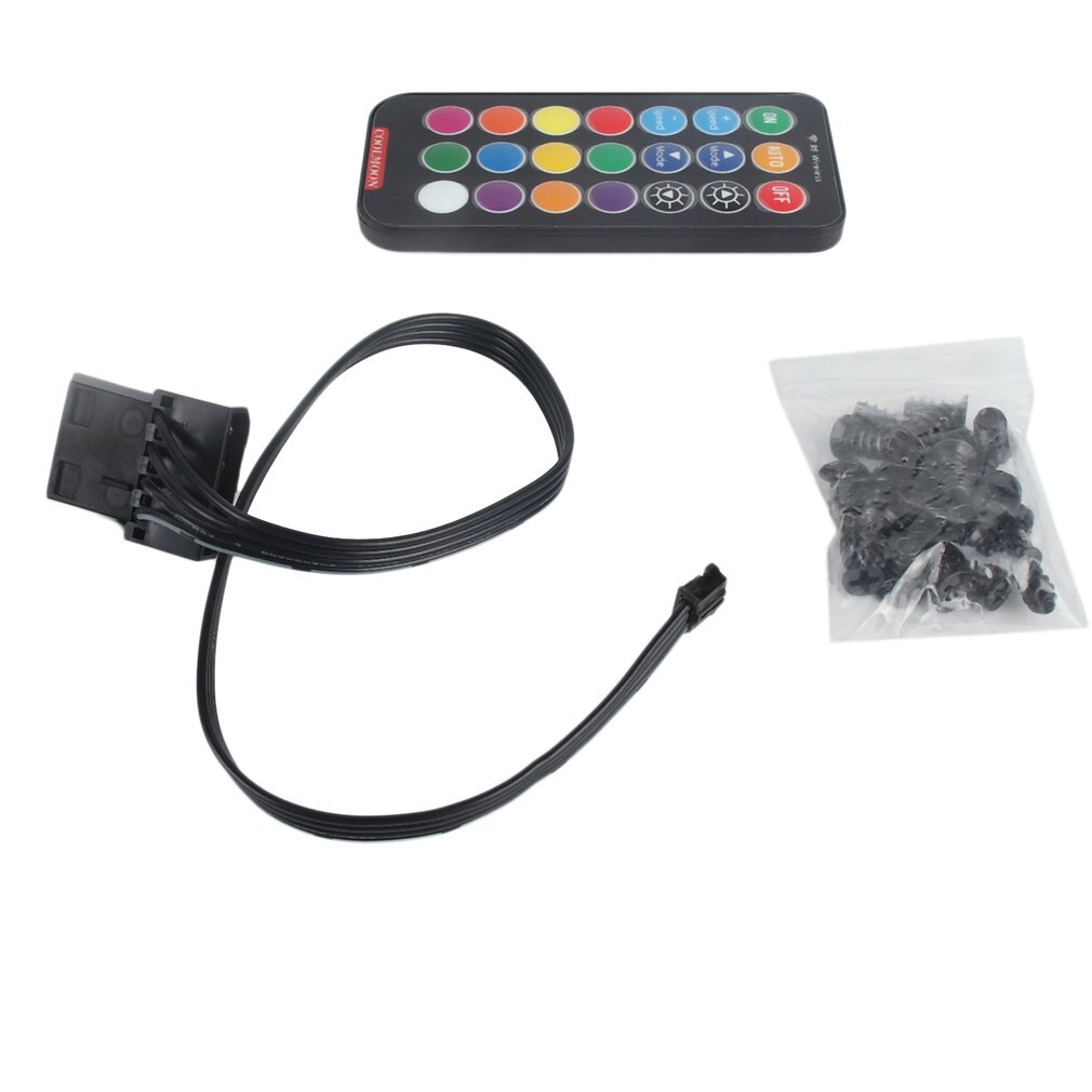 Computer PC Cooler Cooling Fan Double Ring 366 Modes RGB LED 120mm Fan Super Quiet Cooling Fan For CPU High-airflow