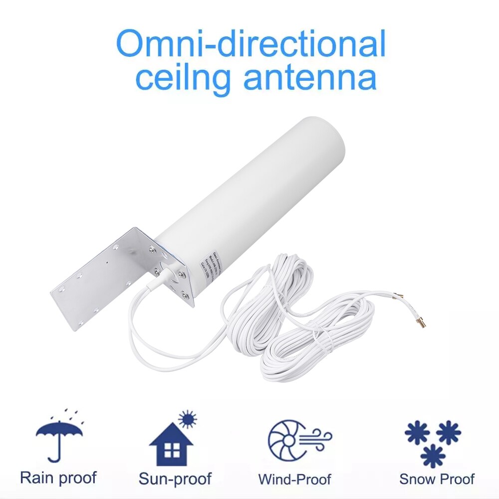 Antena de TV 4G LTE, 12Dbi, 4G, exterior, Dual Slider, CRC9/TS9/SMA, conector módem, enrutador