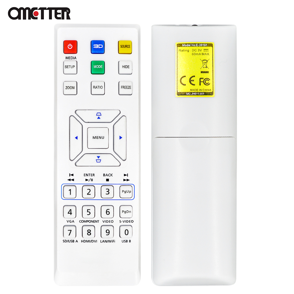 For ACER Projector Remote Control V12S AS211 E-26091 E-26171 RC-JSE28-190 H7532BD E152D H6510BD P1341W H5360BD P1283 V12X AX316