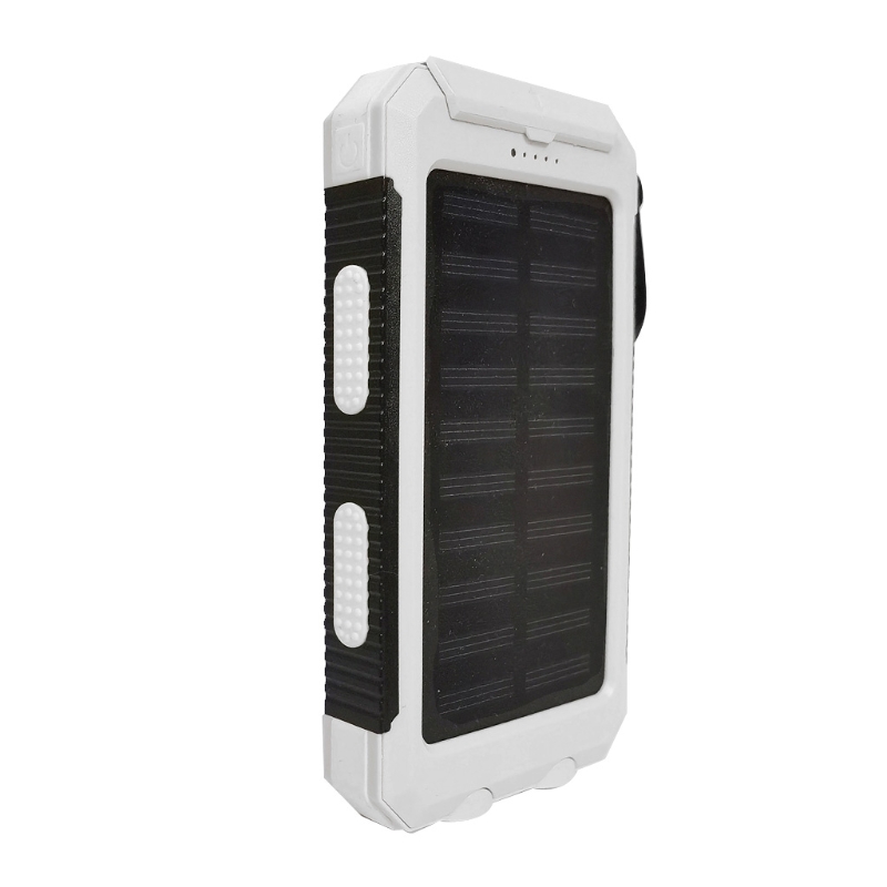 20000mAh Portable Outdoor Solar Power Bank, Solar Charger Camping External Backup Battery Pack with LED Light Waterproof: 7