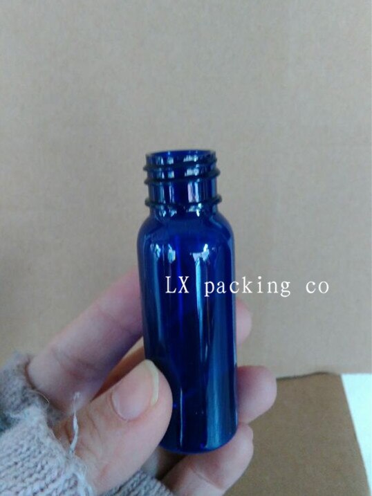 50 stuks 20ml 30ml 50ml 100ml blauwe plastic spray per parfumflesjes parfum toner lege verpakking lucifugaalflesjes