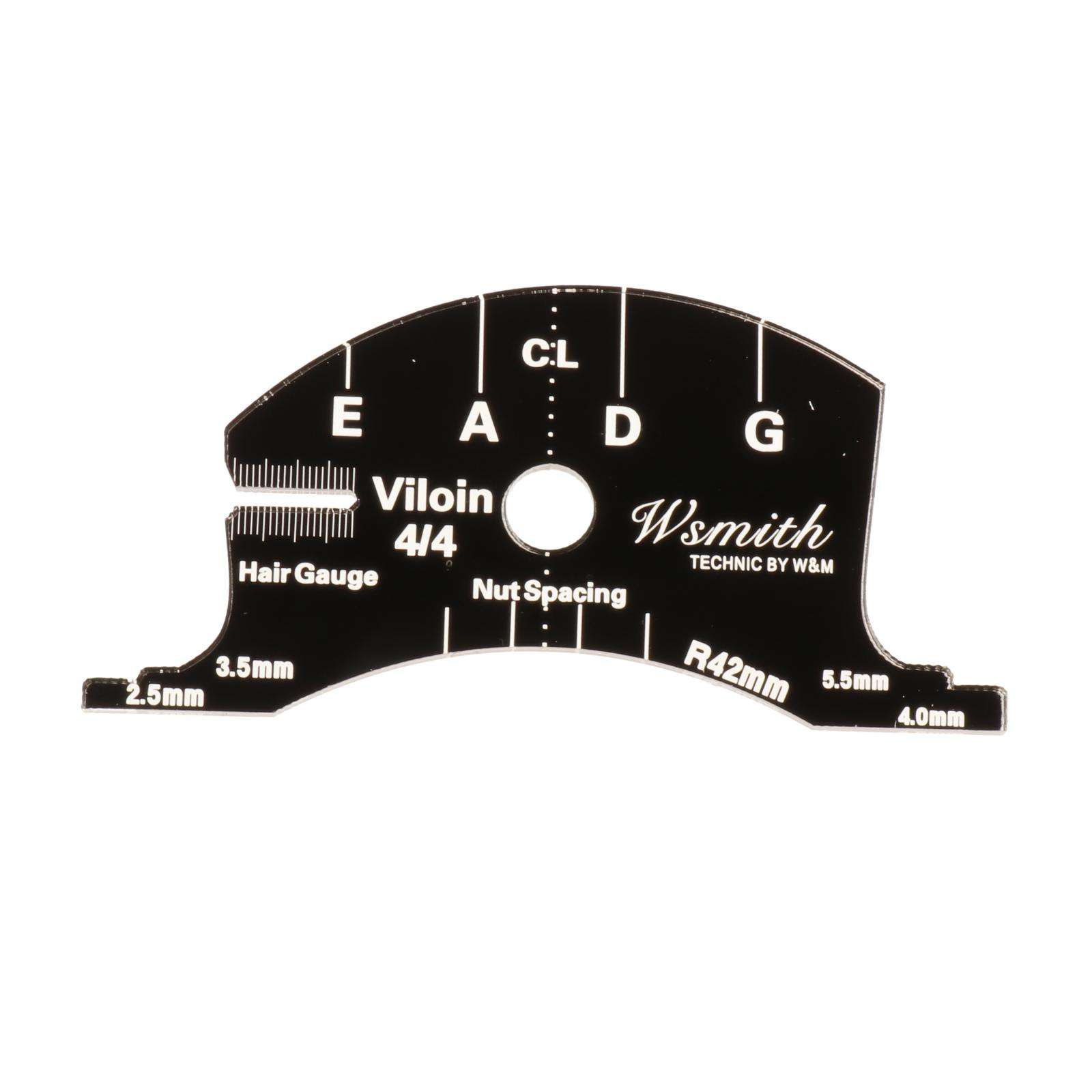 1/2 3/4 4/4 Size Violin Bridge Template Reference Tool for Cello Viola Violin