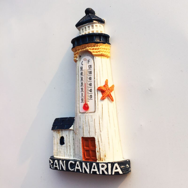 Imán para nevera con paisaje Cultural del mundo, recuerdo, decoración de Gran Canaria
