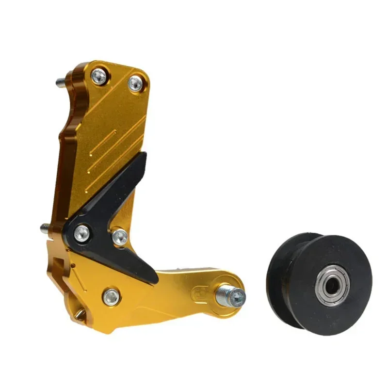 Motorcycle Link Length Modified Chain Tensioner Adjuster Chain Automatic Adjuster Wheel Chain Tensioner Roller: Gold