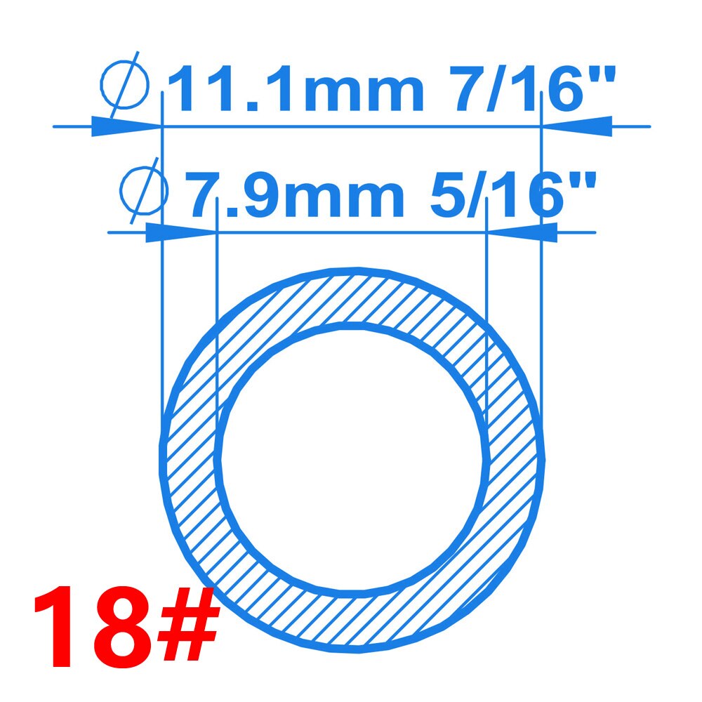 24PCS 1/2 inch / 13mm Black Hole Plugs Silicone Rubber