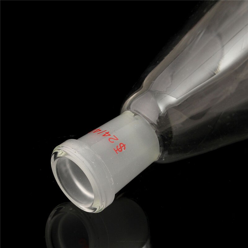 Erlenmeyer – bouteille conique en verre, 24/40, 1000ml/1l, fournitures de verrerie de laboratoire de chimie,