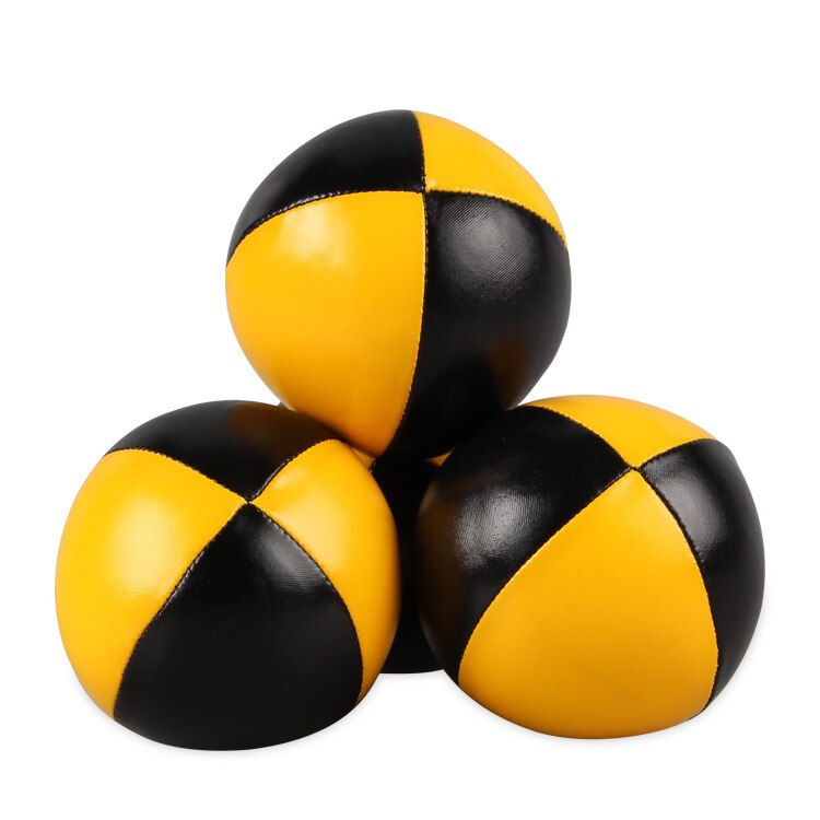 Balle de jonglage professionnelle, 3 pièces, balle de lancer acrobatique, jouet éducatif pour enfants, sport amusant, en Pu souple,: D-Set