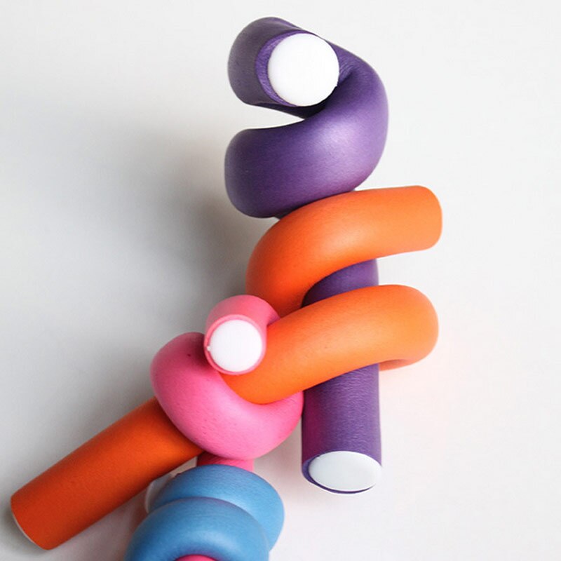 10 Pcs/Set Hair Curler Magic Air Hair Roller Curling Sticks Soft Foam Twist Flexi Rods Hair DIY Styling Tool MU8669