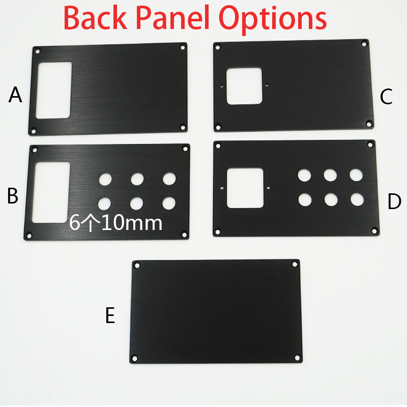 1Piece Aluminum DAC Tube Amplifier Split Power Supply Enclosure Mini AMP 126 Case Chassis Preamp Box PSU Headphone Amplifier Cha