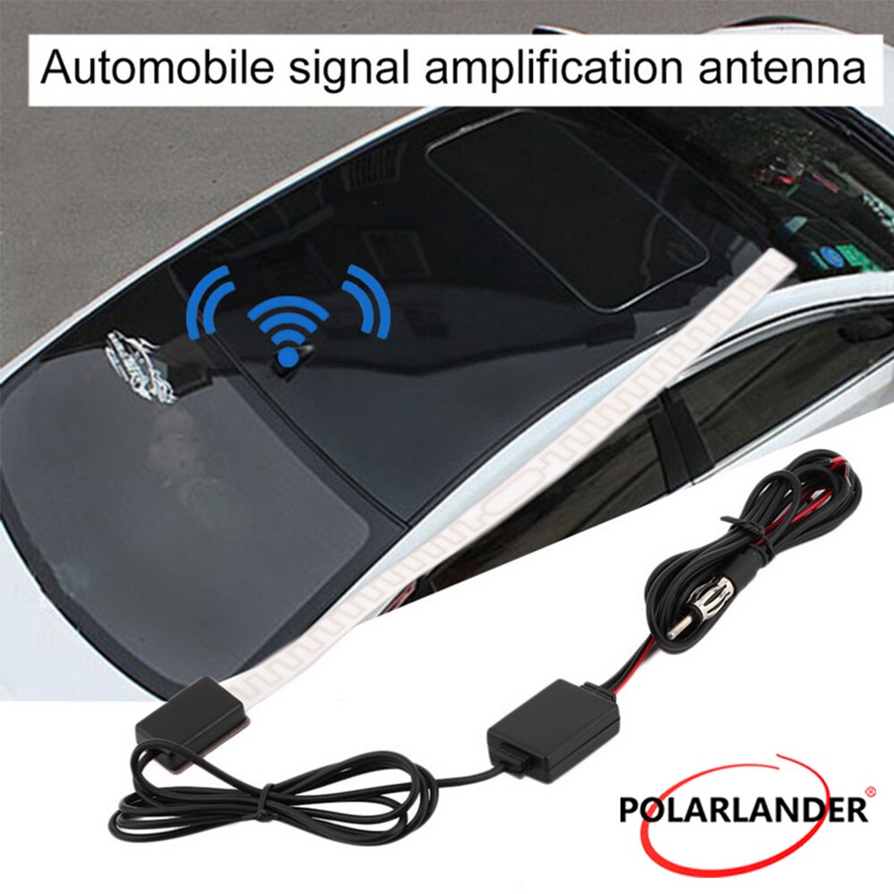 Polarlander FM Radio Antenna FM Aerial Hidden Car Turck Boat Windshield Mount Electronic Fit For Ford/VW