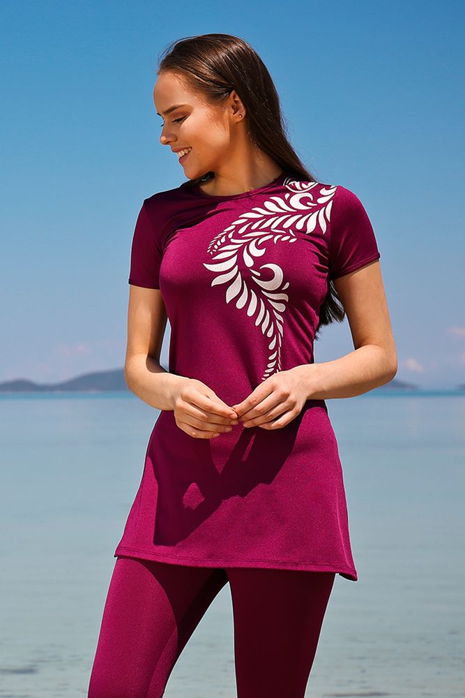 Traje de baño islámico marina 1920, burkini, traje de baño musulmán modesto, traje de baño conservador, traje de baño de playa.