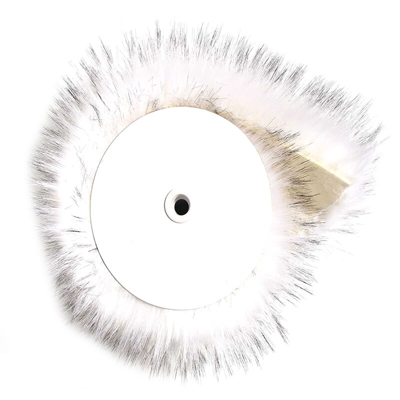 Faux Fur Trim Comfortabele Bont Lint Tape Diy Kleding Naaien Craft Kostuum Decoratie Harige Streep Voor Maken Haar: white