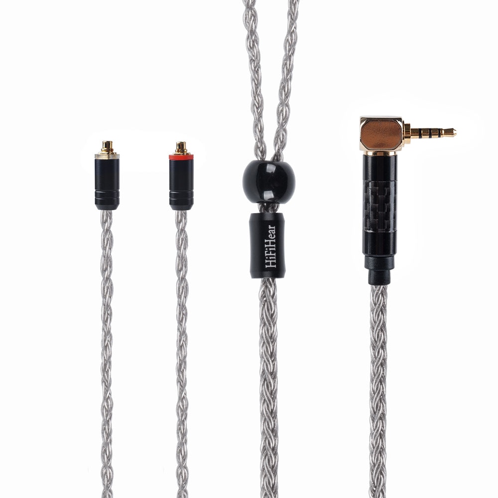 Il cavo di rame placcato argento 2.5/3.5mm del centro di hififeel 16 ha bilanciato il cavo con MMCX/2pin/QDC per il BL-01 di BLON KZ ZSX ASX EDX DQ6