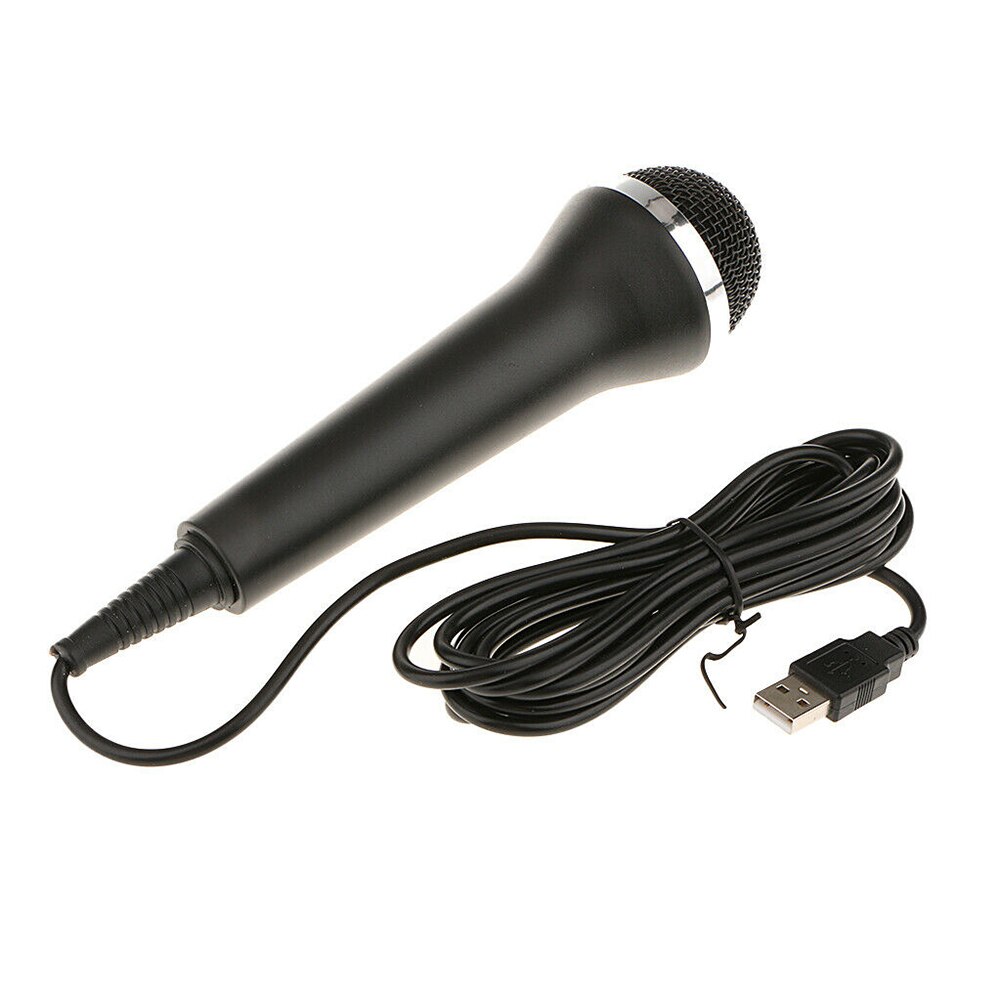 Universal USB Wired Microphone Karaoke Mic for Nintendo Switch Wii PS4 Xbox PC Chatting Gaming Podcast Recording