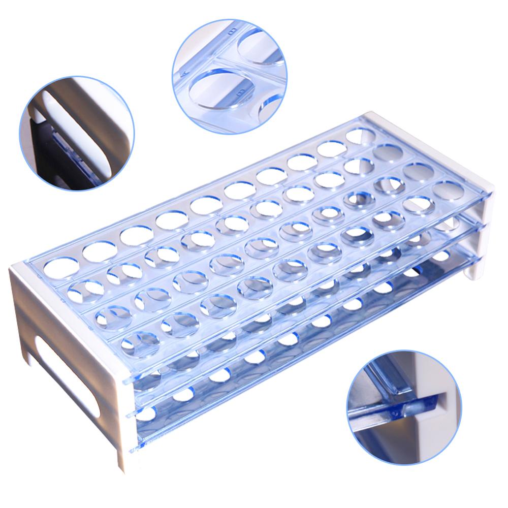 Plastic Test Tube Rack for 18mm Tubes, Hole 40, Detachable