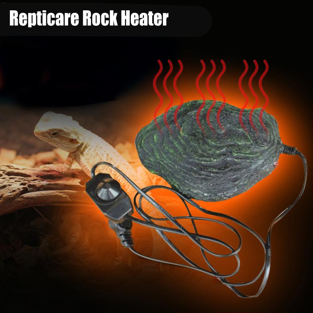 Reptile Pet Heating Stone Heat Wave Insulation Cave Hole Basin Branch Equipment Repticare Heater Rock Heatwave Stone