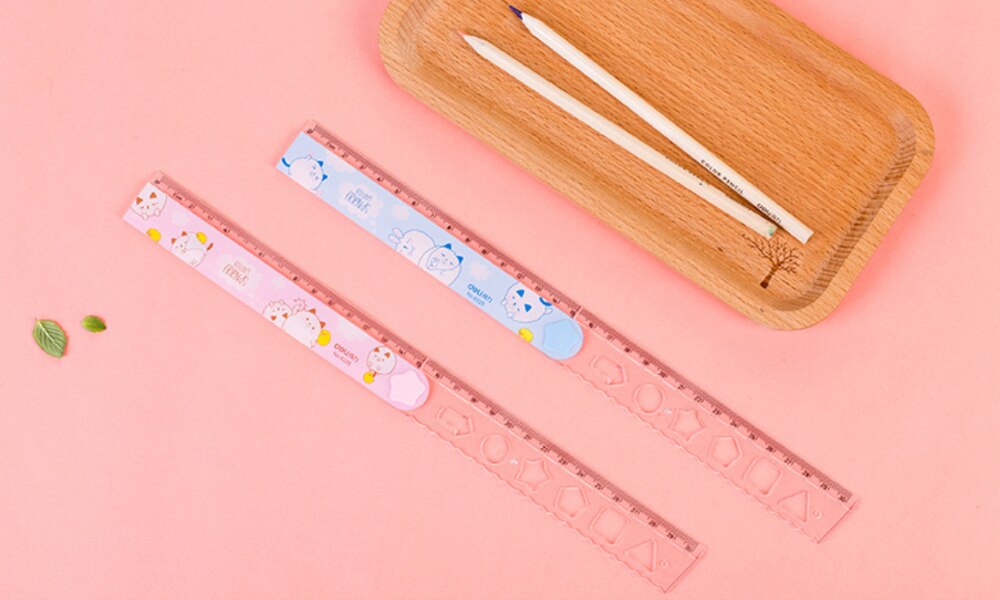 30CM Nette Kawaii Zollstock Multifunktions DIY Zeichnung Herrscher Für freundlicher Studenten Büro Schule Schreibwaren zubehör lineare werkzeug: Ursprünglich Titel