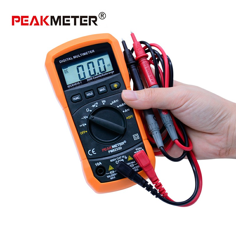 PEAKMETER PM8233D Tragbare Digital-Multimeter Tester Professionelle Multifunktions DC AC Voltmeter Frequenz