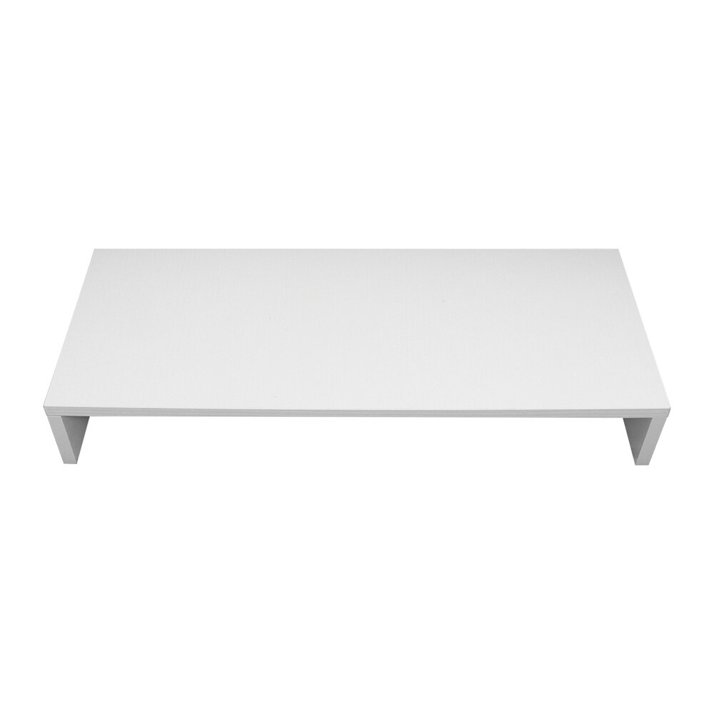 Multifunctionele Desktop Monitor Stand Computer Scherm Riser Dikker Board Rack Laptop Stand Desktop Notebook Tv Plank: White
