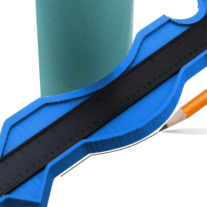 20 Inch Contour Gauge Irregular Profile Gauge Contour Gauge Duplicator Tiles Edge Shaping Wood Measure Ruler