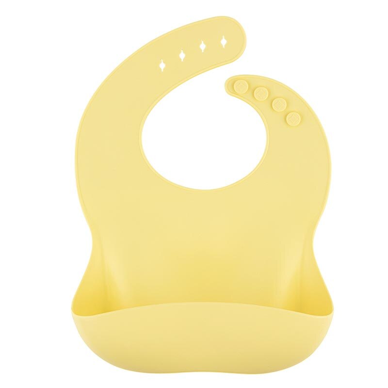 Solid Silicone Bibs Baby Feeding Saliva Towel Waterproof Soft Cloths Bandana Lightweight Infant Bibs Aprons Adjustable: bib11