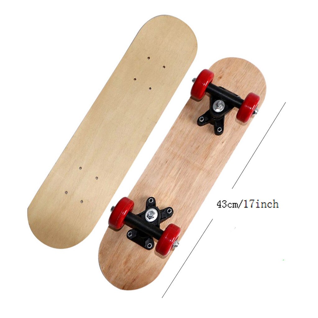 2pcs Surfskate Shape Deck Skateboard Skateboard Blank Deck Für Deko,Graffiti ,DIY
