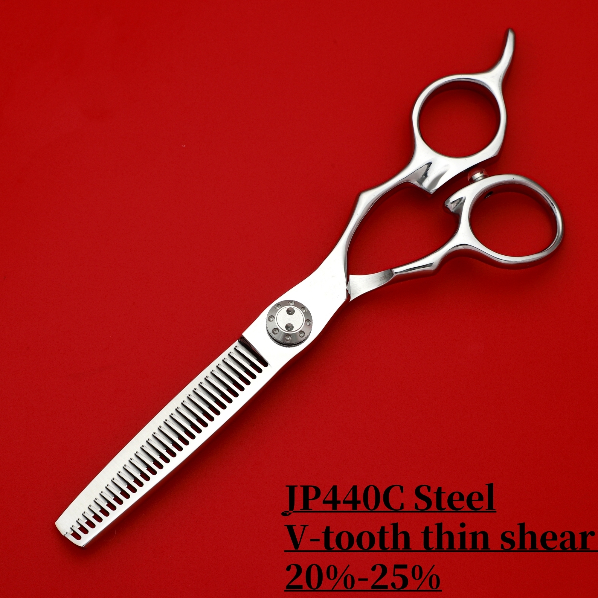 Professionele kappersschaar 440C staal 7 inch snelle snit Geschikt voor thuis en kapperszaak Kambeschermhoes