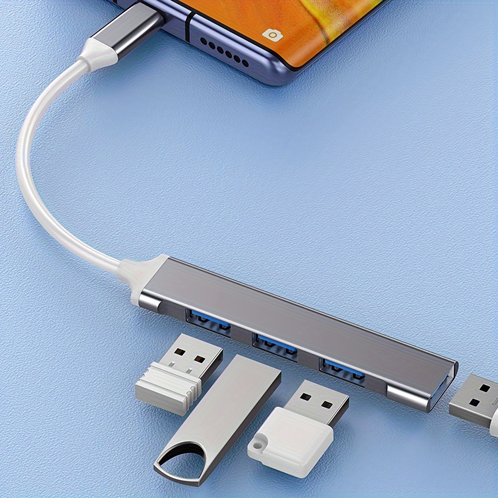 4-portowy rozdzielacz wieloportowy typu C HUB 3.0 USB 3.1 Adapter OTG do Xiaomi Lenovo Macbook 13 15 Air Pro PC Akcesoria komputerowe