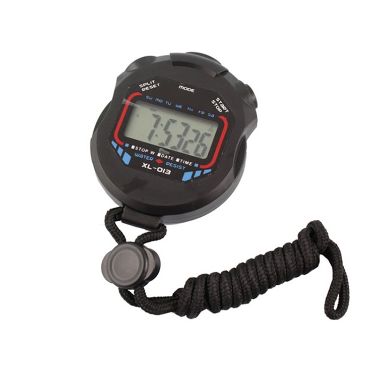 Life Waterproof Digital LCD Stopwatch Chronograph Timer Counter Sports Alarm Erkek Kol Saat Sewing Knitting Ring Finger Counter