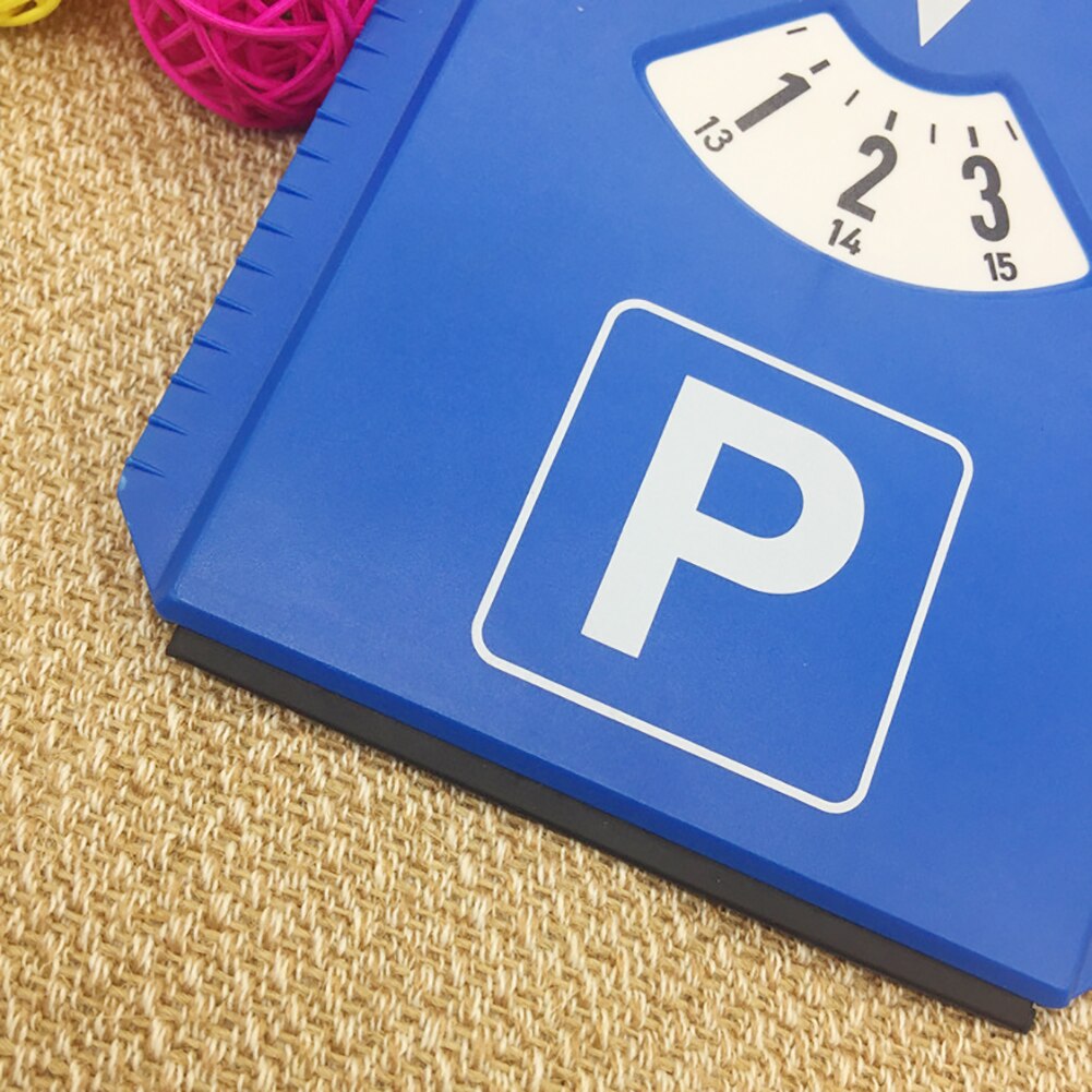 Plastic Car Parking Disc Timer Clock Time Display with Snow Scraper