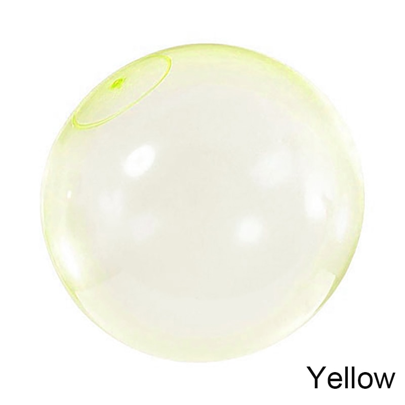 Giocattoli da esterno per bambini palla a bolle palloncino riempito con acqua ad aria morbido squishy gonfiabile bagno per bambini doccia palla da spiaggia antistress: yellow 50CM