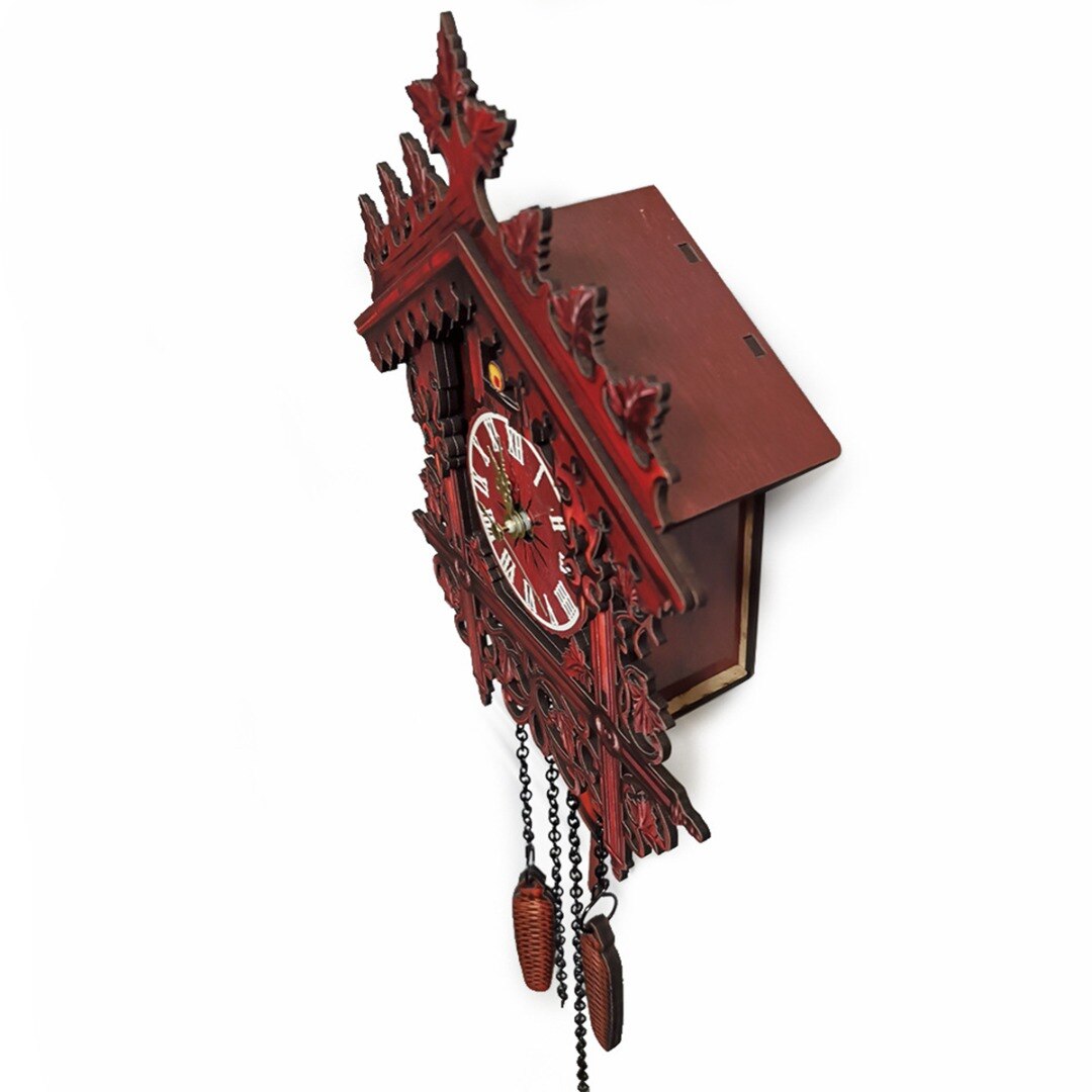 Antique Wall Clock Hanging Handmade Colck Living Room Swing Timer Alarm Clocks For Vintage Home Decoration Tools