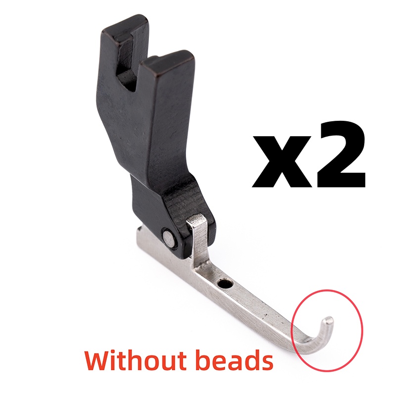 Accesorios para máquinas de coser, prensatelas especial con lentejuelas y cuentas, tela de cuentas para vestido de boda, prensatelas fijo sin cuentas a la: plum