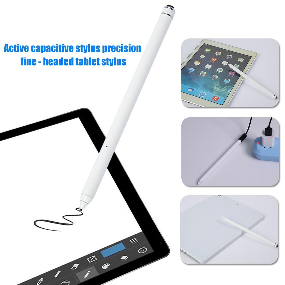 Universal Capacitive Touch S Pen Rechargeable Writing Stylus for Phones Tablets