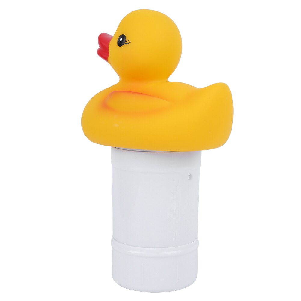 Pool tillbehör pool söt anka-form flytande kemisk klor dispenser för 0.5-1in tablett flytande