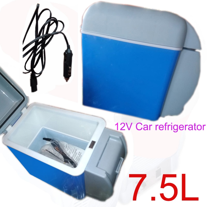 Portable Ice Box 12V 7.5L Facilating Car Refrigerator Mini Electronic Refrigerator Freezer Cooler Truck Travel Thermoelectric