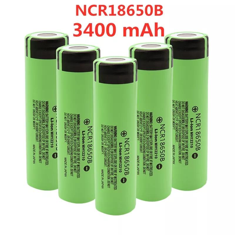 d&#39;origine NCR18650B 3.7V 3400 mah 18650 Rechargeable au Lithium Batterie Pour Lampe De Poche batteries etc.